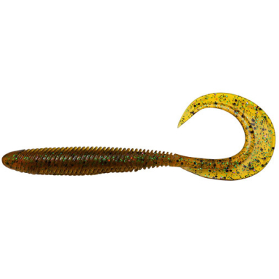 Силиконовая приманка Megabass Kemuri Curly 2,5" цв. moebi
