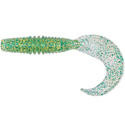 Силиконовая приманка Croxy Twisty Ribs LT 2,2" цвет 01 (уп/9шт)