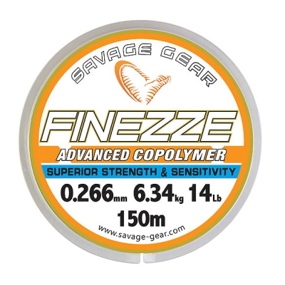 Леска Savagear Finezze 150m 0.331mm 18.4lbs 8.36kg Clear 46881