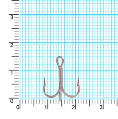 Крючок тройник Kaida CRANE Treble HookTeflonTreated H331 #10 26шт