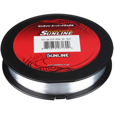 Монофильная леска Sunline Super Natural 300m (clear) #4/16LB/0,33mm