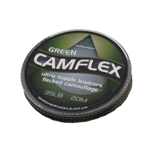 Противозакручиватель Gardner Camflex 45lb 20.4kg 20m CAMO GREEN FLECK CF45G