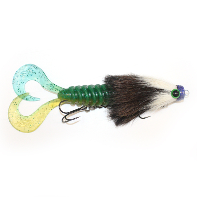 Приманка RSK Fishing MAUS L (диаметр головы 18,5 mm) 21см 65гр тело цвет 022 бело-черная голова