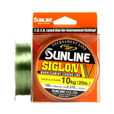 Леска монофильная Sunline Siglon V 100m (зеленая) #0,4/2LB/0,104mm