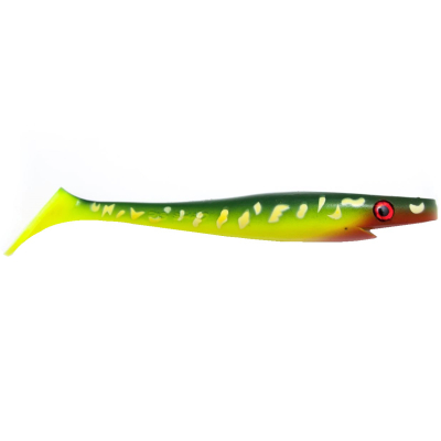 Приманка силиконовая Strike Pro XXL Pig Shad Jr. 20см 50гр 2шт. Hot Pike (Kanalgrattis Color) 9927158