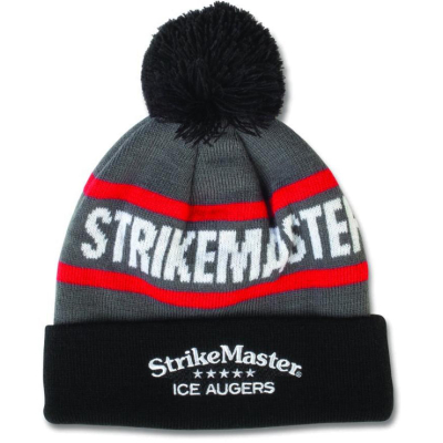 Шапка с помпоном StrikeMaster Black Grey Red (SMBEANIE2)