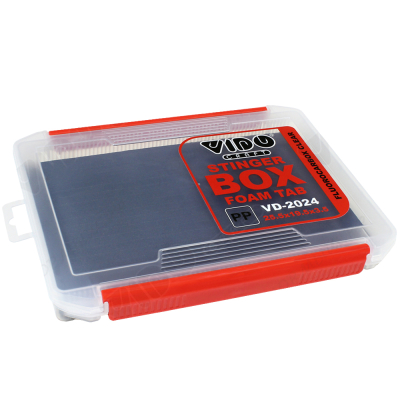 Коробка для приманок Vido Craft VD-2024 Stinger Box Foam Tab, размер 25.5х19.5х3.5см