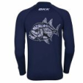 Футболка с длинным рукавом BKK Long Sleeve Performance Shirt - GT (F-SB-1054) Blue XXL