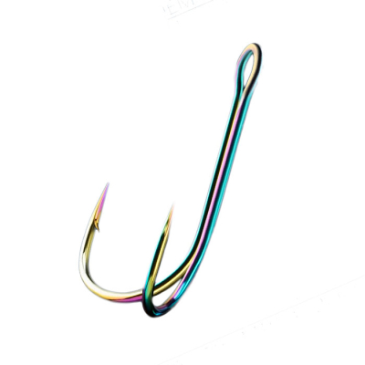Крючки двойные Sprut Kiba SD-36 CHT #2/0 (Double Round Bend Hook CHT) 1упак*4шт