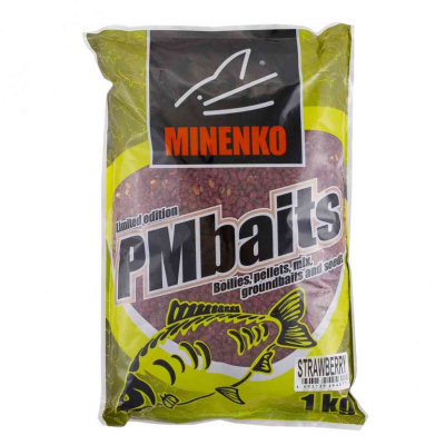 Прикормка Minenko Master Carp 1кг. Strawberry, 3801