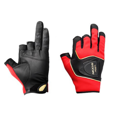 Перчатки Daiwa GL-141N Glove 3 RED XL 