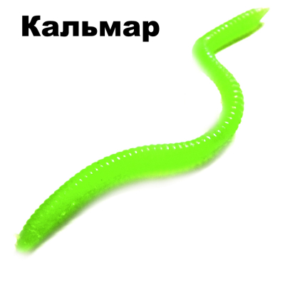 Черви съедобные Garry Angler Worms 30 шт/Squid #Зеленые