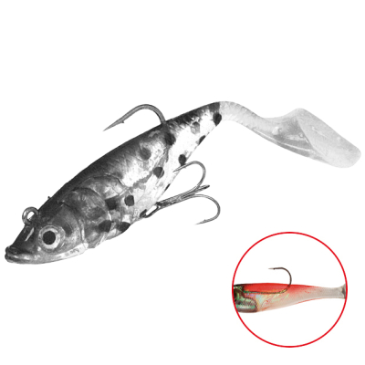 Силиконовая приманка оснащенная Mikado Crystal Fish WXH-66-14см цв. 6 (1уп.-2шт.)