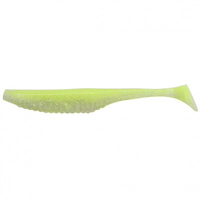 Силиконовая приманка DUO Realis Versa Shad 3" цвет #F075 Chartreuse Shad