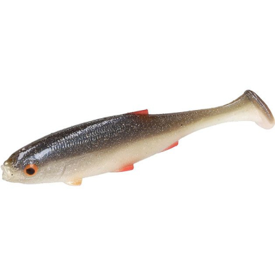 Силиконовая приманка ПЛОТВА Mikado Real Fish 10cm цвет ROACH ( 4шт.) креветка (PMRFR-10-ROACH)
