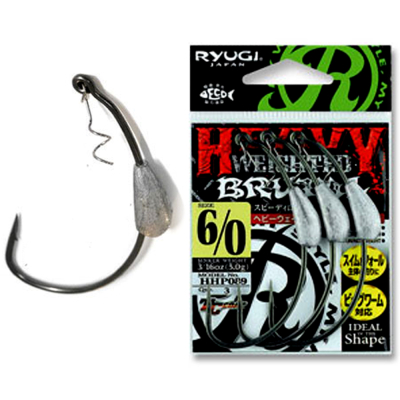 Крючки огруженные Ryugi Heavy Weighted Brutal #7/0 7.0g