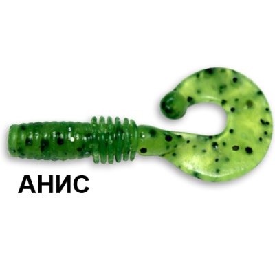 Силиконовая приманка Crazy Fish Power Mace 10-4-23-1 анис цв. cucumber (огурец)