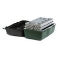 Ящик Nautilus 136 Tackle Box 4-tray Green-Grey