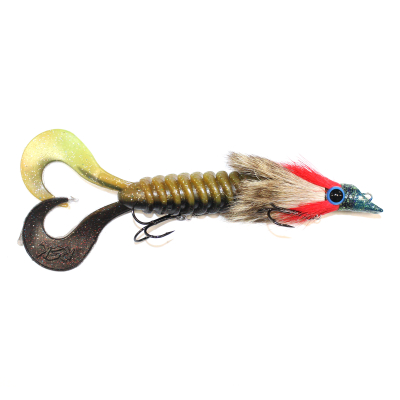 Приманка RSK Fishing MAUS L diver (диаметр головы 18,5 mm) 21см 65гр тело цвет 036 красно-коричневая голова