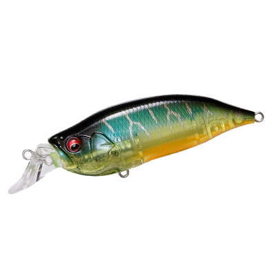 Воблер Megabass IxI Shad Type-R цв. Clear Hot Tiger