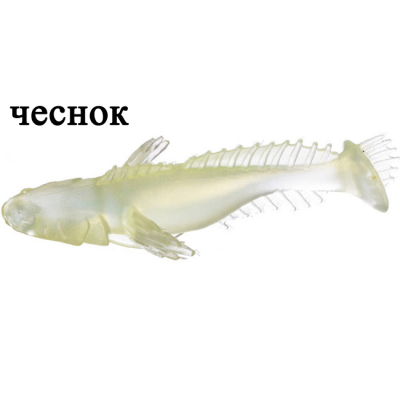 Силиконовая приманка Flagman Bullfish 2.5" цв. phantom 7pc garlic