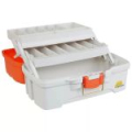 Ящик 2х ярусный Plano 620210 Lets Fish цвет Orange/White (1563709)