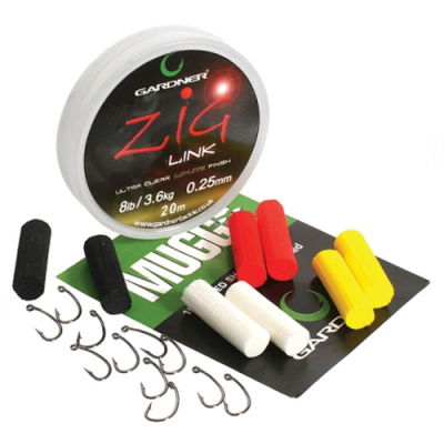 Набор Gardner Zig Rig Session Pack Barbed - 8lb (3.6kg) ZRSP8