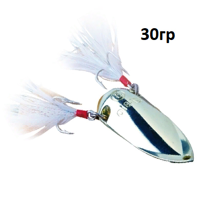 Блесна GT-BIO Cicada Spoon II 6.4см, 30гр, серебро