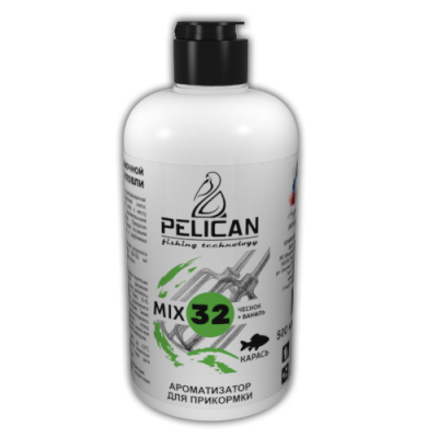 Ароматизатор Pelican MIX32 КАРАСЬ Чеснок Ваниль 0.5л