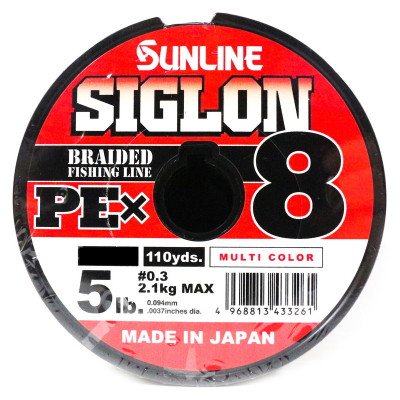 Плетёный шнур Sunline Siglon PEx8 Connected(5C) 50m #30/250LB