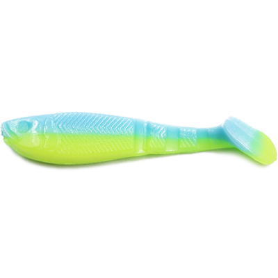 Силиконовая приманка Yaman Light-Flake 2,5" цвет #18 - Ice Chartreuse (уп. 6 шт.)