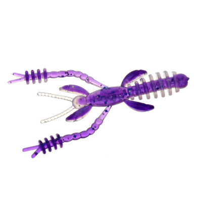 Мягкая приманка Flagman Raid 1.6" цв. #0531 Violet/Pearl White (8шт)