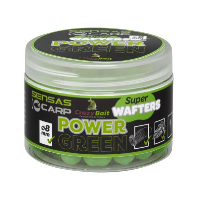 Мини бойлы нейтральные Sensas Crazy Power Green 8мм 0.08кг