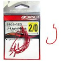 Офсетные крючки Owner 5109 Red №2/0 