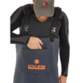 Полукомбинезон забродный Norfin Shadow Neoprene Bootfoot р.45-XL с сапогами резина