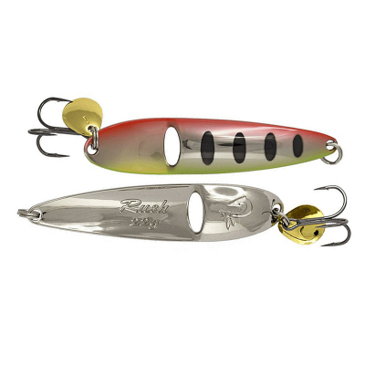 Блесна колеблющаяся LureMax Rush 80мм 22гр цв. 43, Red eye