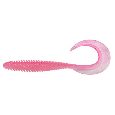 Силиконовая приманка Megabass Kemuri Curly 2,5" цв. zabuton pink