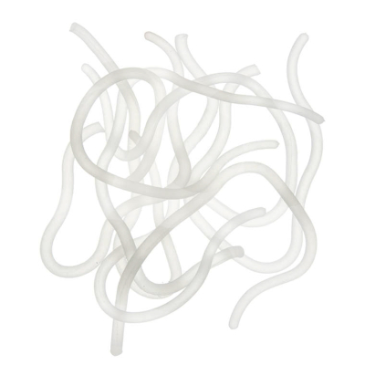 Сверхподвижные червячки Squirmy Worms (4Trouts) Белый, D=2mm