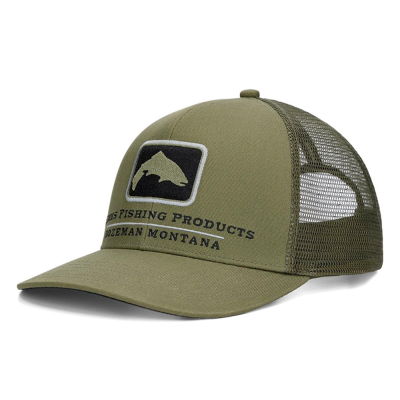 Кепка Simms Double Haul Icon Trucker, Loden