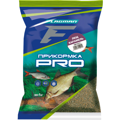 Прикормка для рыбы Flagman PRO 1кг - Лещ Карамель