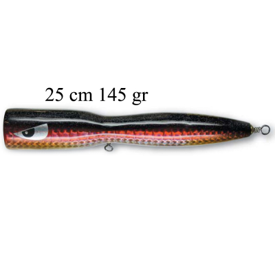 Поппер морской Dia Fishing HP-05 Regio Atsu Popper 01 25cm 145gr