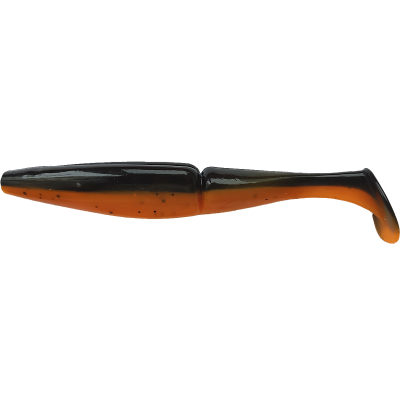 Силиконовая приманка Pike Hunter River Shad 5.1" 13 см. #045 Black Orange (UV) (4 шт)