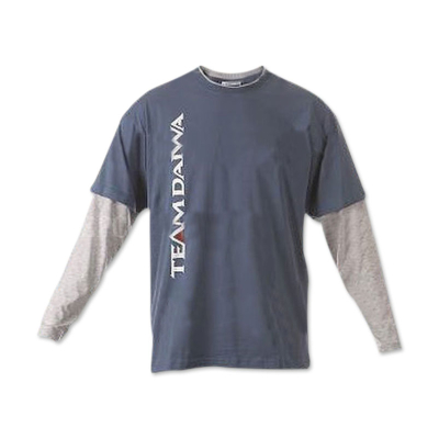 Футболка Daiwa TD Long Sleeve T Shirt Navy/Grey XXL