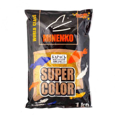 Прикормка Minenko Super Сolor 1кг. Карась Жёлтый, 125