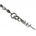 Оснастка стальная Lucky John Stinger Power Chain 3,5+8,0cm, оснащ. тройниками №03/0+№3/0 1шт.