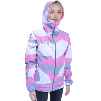 Ветровка мембранная Relax Пинк Камо р. XL