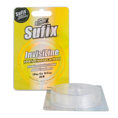 Леска Sufix Invisiline прозрачная 20м 0.24мм 3.2кг (SIL24C20H)