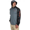 Термофутболка Simms SolarVent Hoody, Woodland Camo Sandbar, M