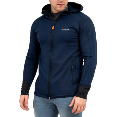 Кофта синяя Graff (225-3-BL) р.L