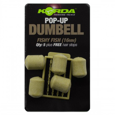 Имитационная приманка Korda Pop-Up Dumbell Fishy Fish 16мм KPB10 (рыбный вкус)